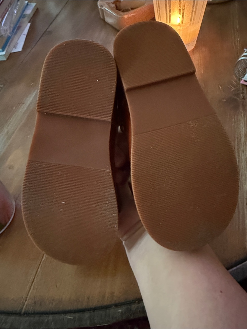 Girls' T-Strap Dress Shoes with Bow,brown and tan,Felix and flora size 9 - Picture 5 of 5